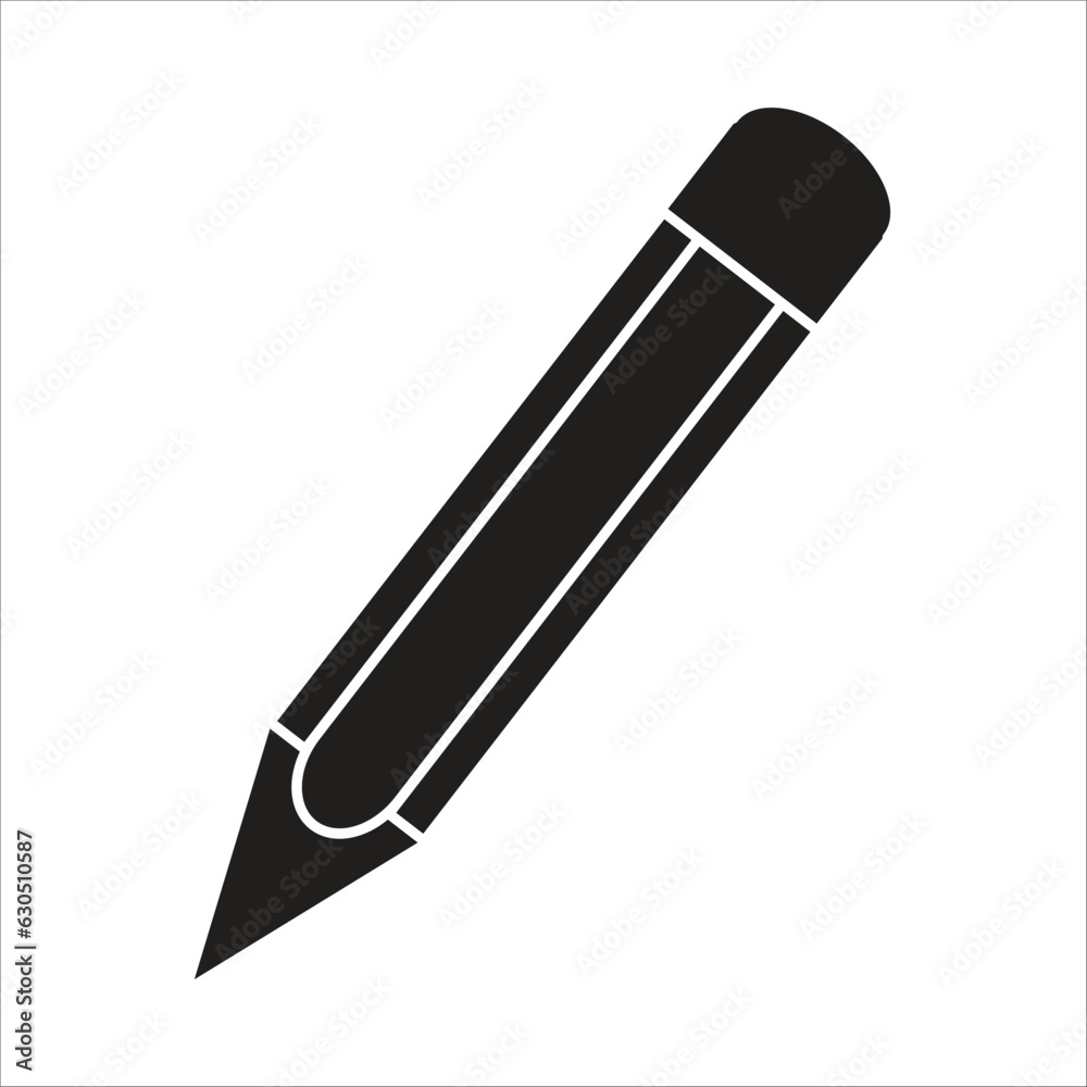 pencil vector icon template line pencil vector icon template line