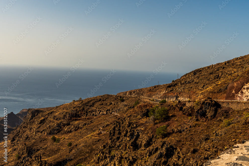 Paisaje en la isla de la Gomera. Paisaje en la isla de la Gomera.