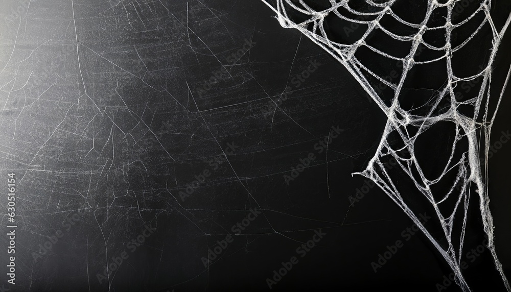 Naklejka premium Spider web background, halloween concept, halloween background, Generative AI