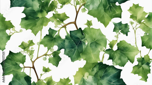 green leaves background