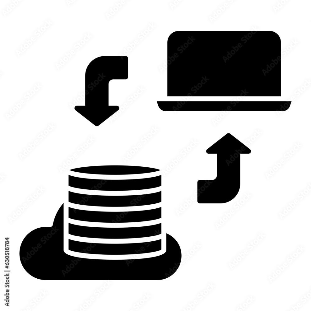 data transfer icon data transfer icon