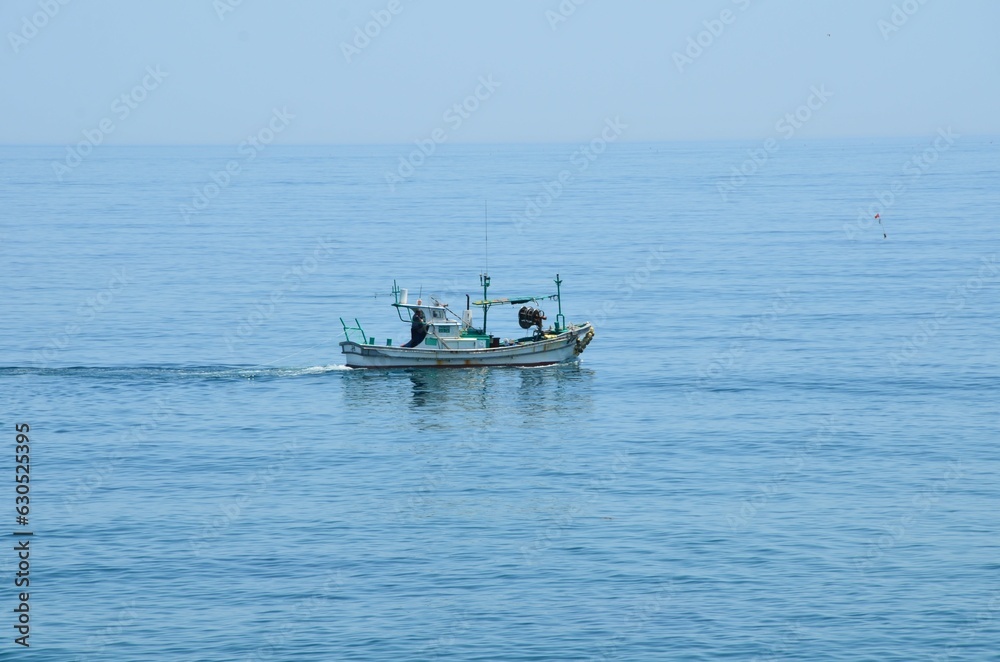 Fishing Boat off the Eastern Coast of South Korea near Sokcho