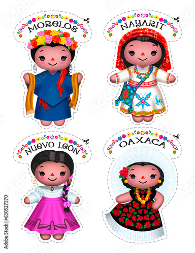 Vestidos tradicionales mexicanos