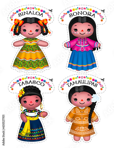 Vestidos tradicionales mexicanos