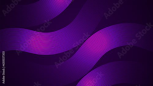 Dark violet abstract background with serpentine style lines as the main component.