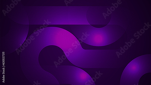 Dark violet abstract background with serpentine style lines as the main component.