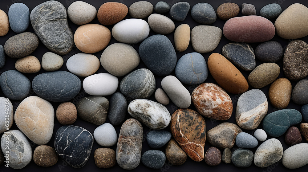 Stones texture beach colorful