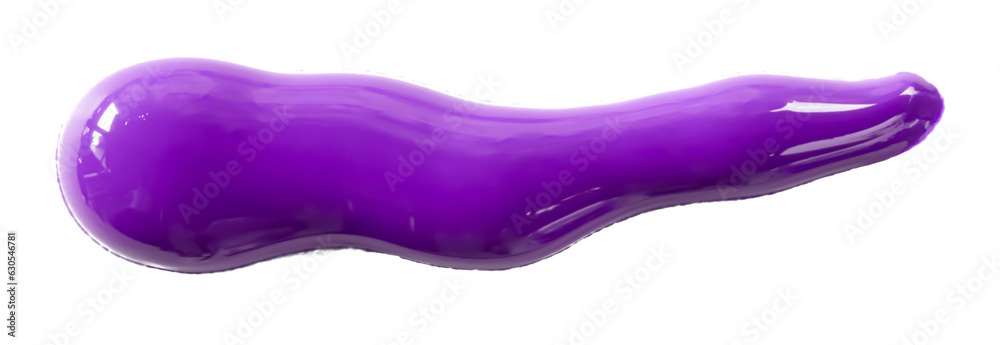 purple watercolor drop zigzag isolated on transparent background