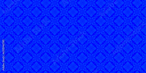 blue thai pattern background