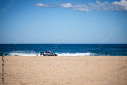 At the beach