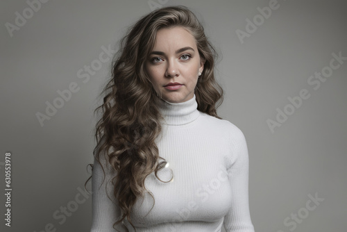 A blonde woman