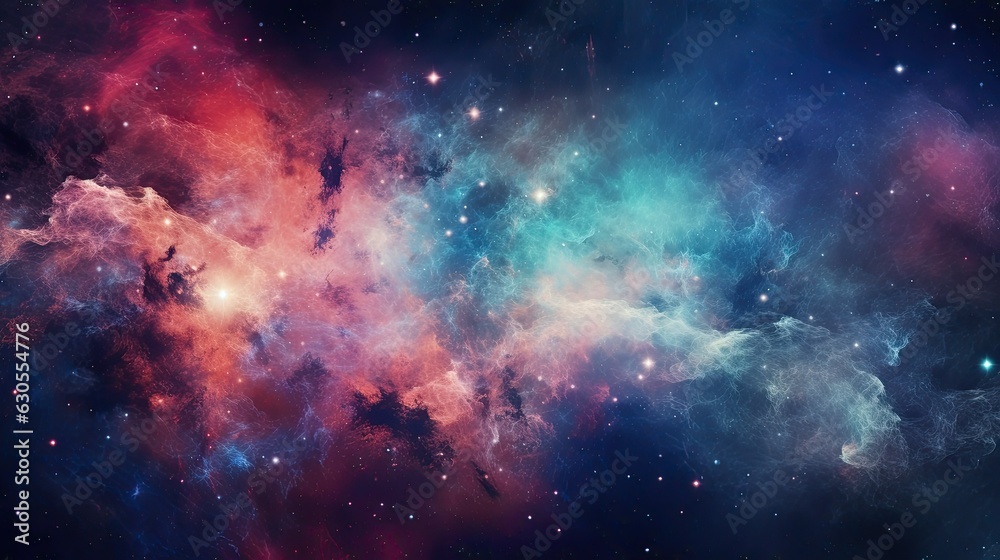Fototapeta premium cosmic abstract galaxy texture background, generative ai