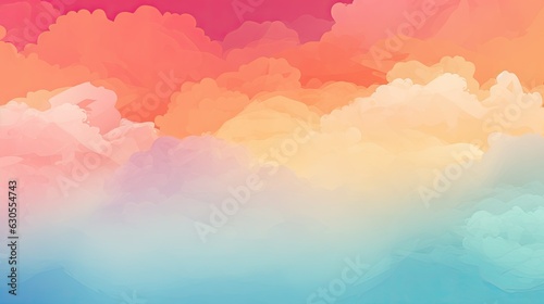 cheerful abstract cloud texture background  generative ai