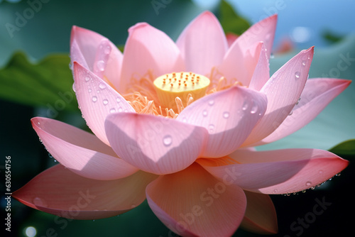 Bunga Teratai or waterlily in the pond