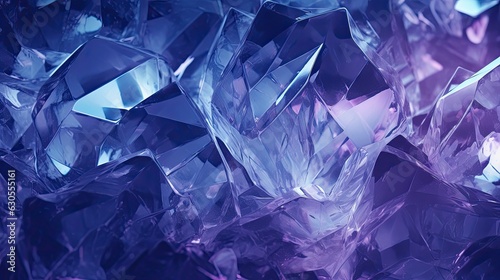 mystical abstract crystal texture background, generative ai