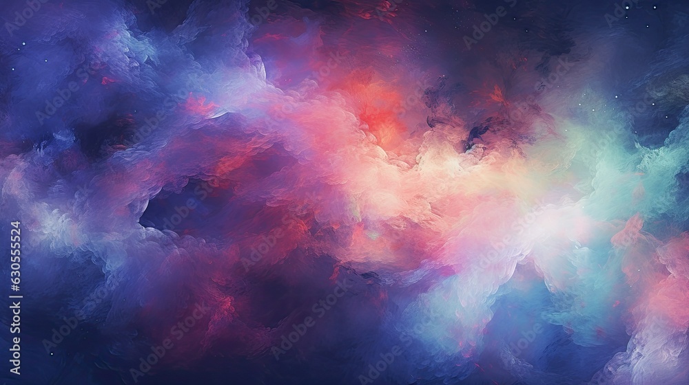 whimsical abstract galaxy texture background, generative ai
