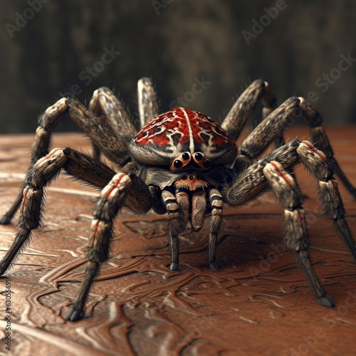 a unique large tarantula spider © Robin