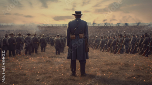 Civil War Battlefield made with Generative AI Technology