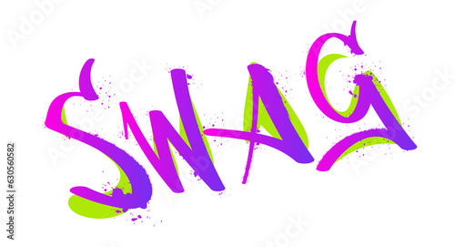 Photos Text swag spray paint