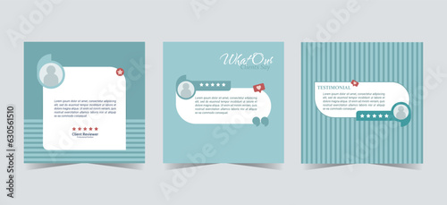 Client feedback banner design