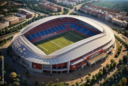 arial view of the stadium