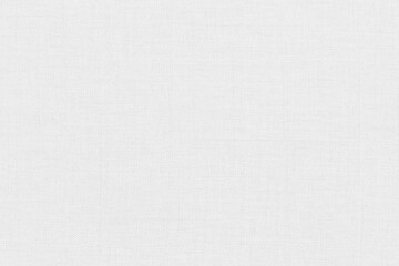 White linen fabric texture background, seamless pattern of natural textile.