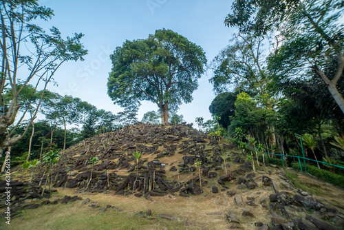 Megalithic sites Gunung Padang, Cianjur, West Java, Indonesia