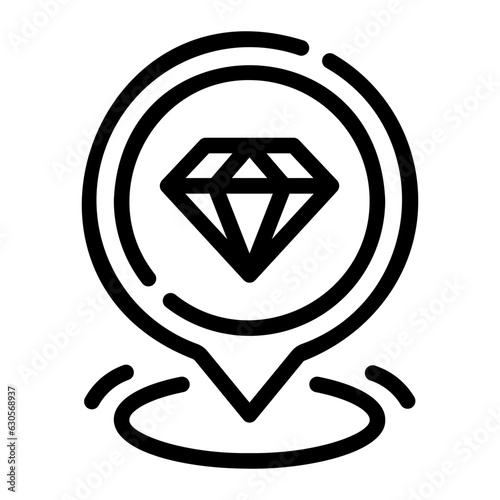 location Line Icon