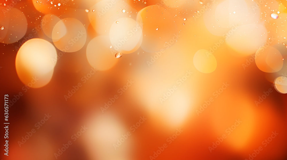 Abstract soft gold festive background with bokeh light