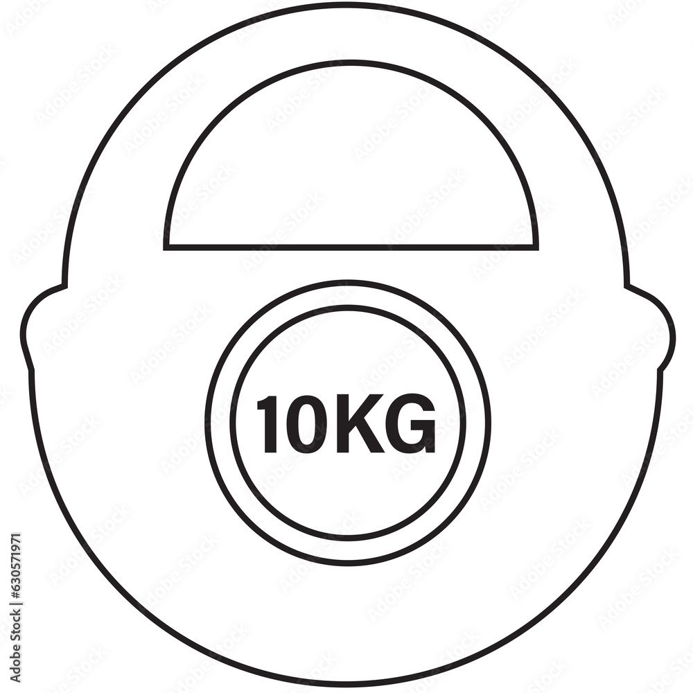 Digital Png Illustration Of 10 Kg Weight On Transparent Background digital-png-illustration-of-10-kg-weight-on-transparent-background