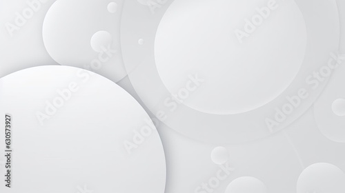 4k light grey abstract moving circles with white dots, diagonal lines, soft shadow. Circular gradient seamless cover background. 3d geometric technology blank elegant universal, Generative AI