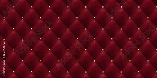 Deep burgundy seamless pattern. Can be used for premium royal party. Luxury template with vintage leather texture wallpaper. Background for invitation, Generative AI