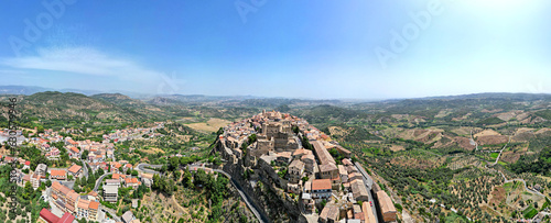 Obraz na płótnie Panoramic view of Santa Severina town