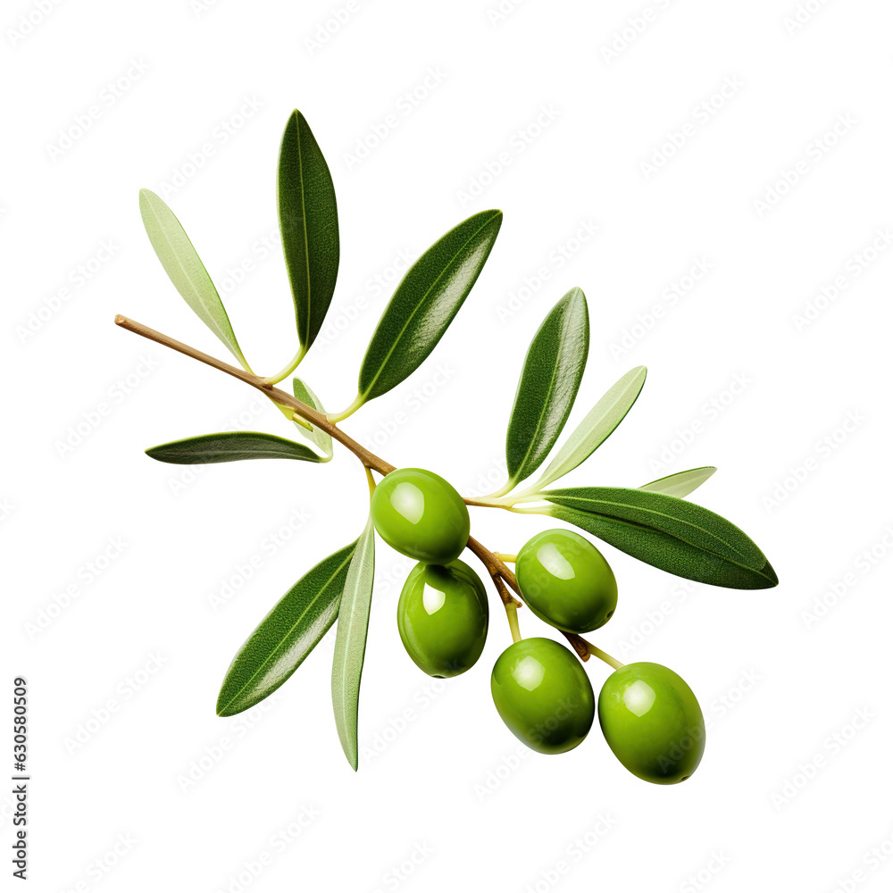 green olives with leaves on branch green olives with leaves on branch