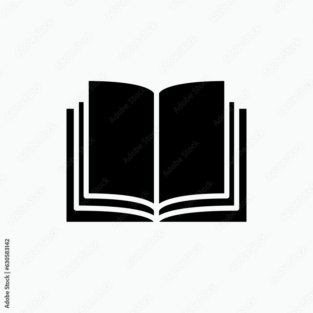 Book Icon. Science Symbol - Vector Logo Template. Book Icon. Science Symbol - Vector Logo Template.