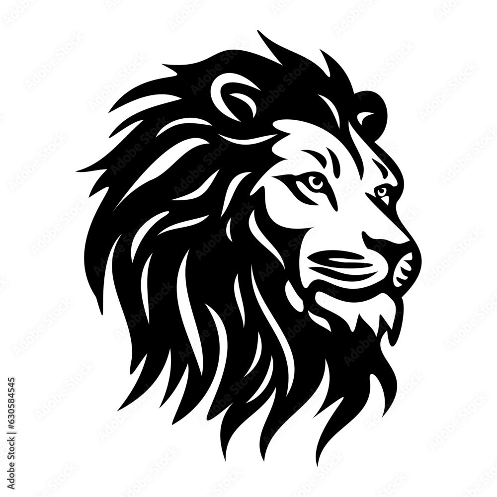 Lion line icon. Cat, savannah, predator, zodiac, africa, King, mane, tiger, pride, beast. Black vector icons on a white background for Business