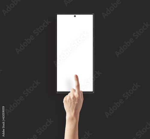 hand holding a blank clipboard
