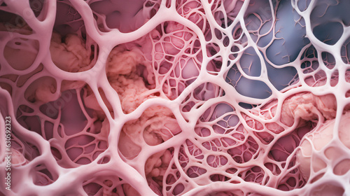 An intriguing close-up photograph showcases the vibrant and intricately structured thymus gland, offering a glimpse into its crucial role in maintaining adult health photo