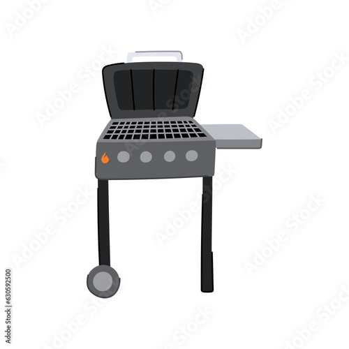 cookout grill bbq cartoon. fire barbeque, meat outdoor, flame garden cookout grill bbq sign. isolated symbol vector illustration