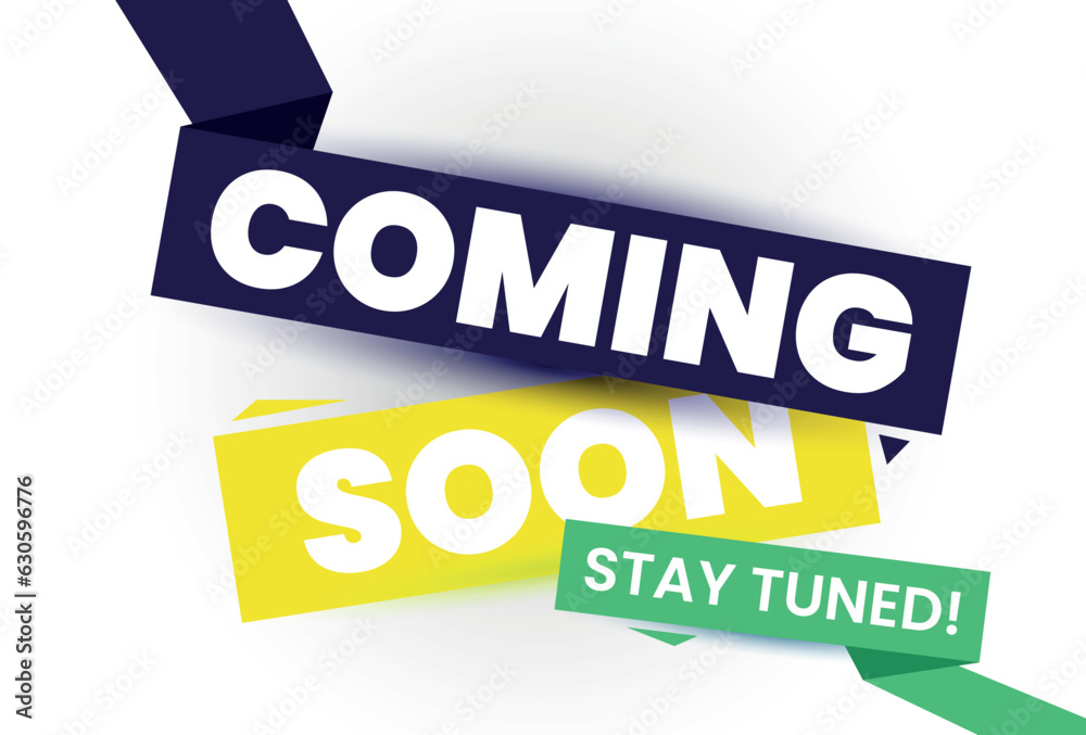 modern coming soon poster with stay tuned message modern coming soon poster with stay tuned message