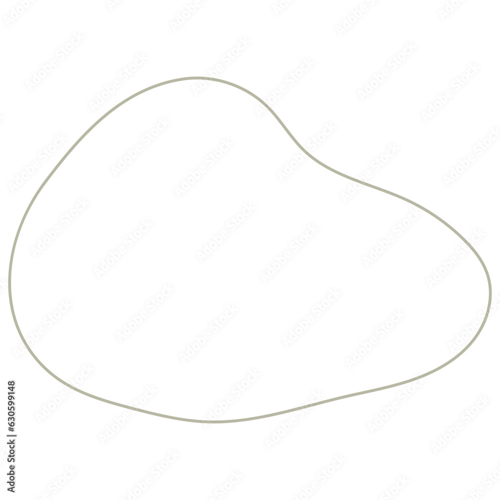 Abstract Organic Shape Outline Abstract Organic Shape Outline