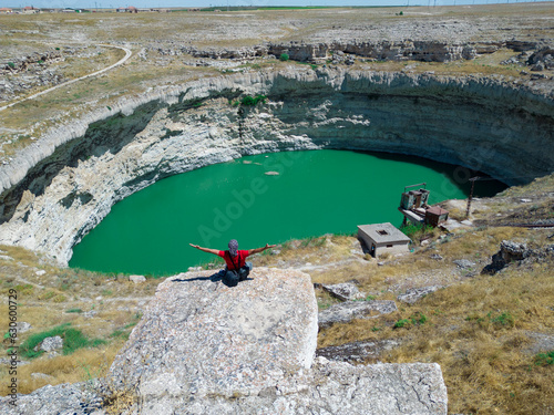 The collapse lake met the water needs of the Obruk Inn when it served in history. photo