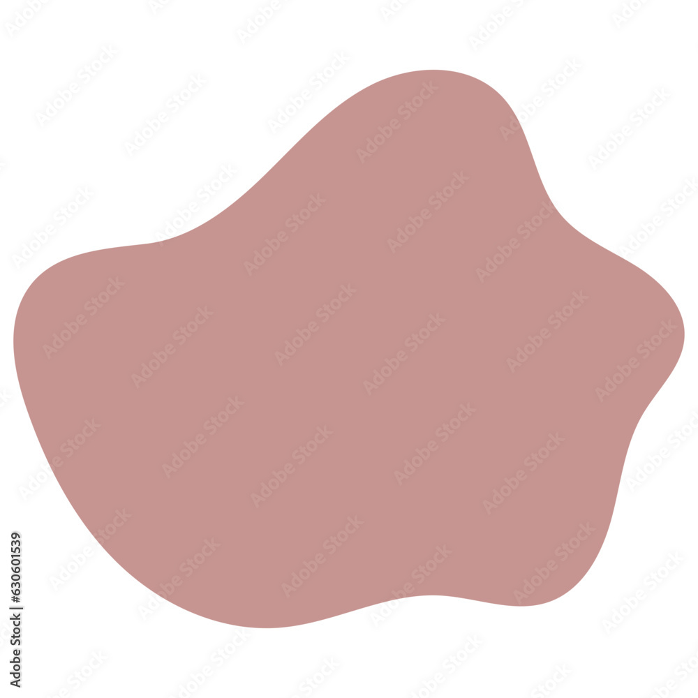Organic Abstract Shape Illustration Organic Abstract Shape Illustration