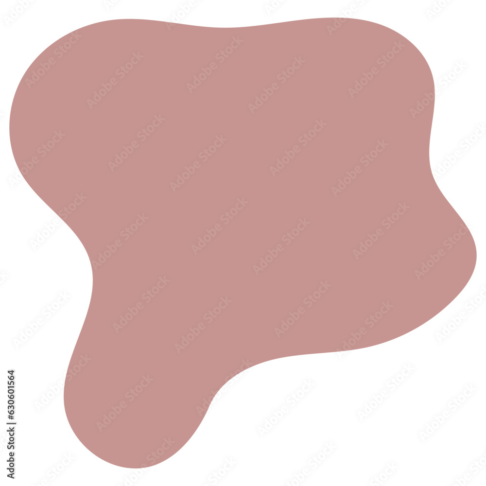 Organic Abstract Shape Illustration Organic Abstract Shape Illustration