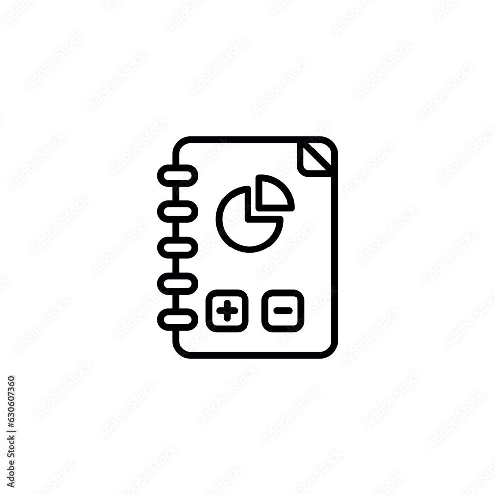 Accounting icon design with white background stock illustration Accounting icon design with white background stock illustration