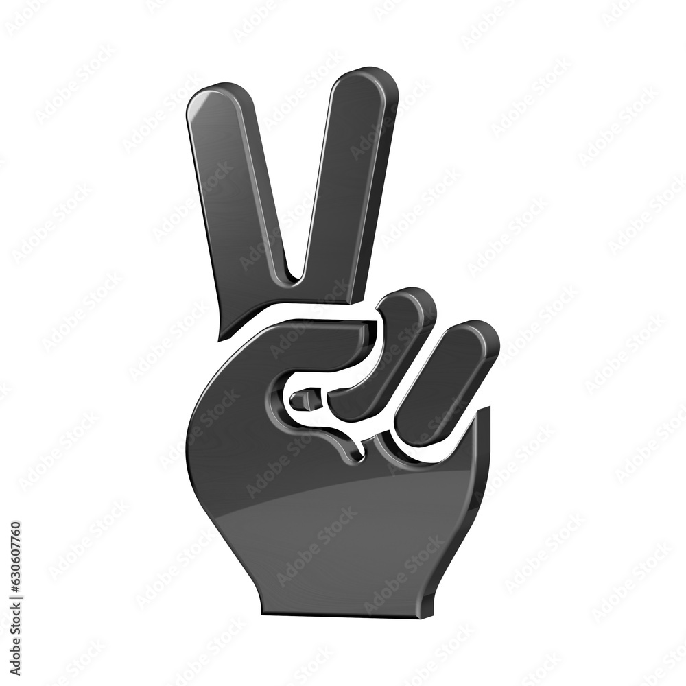 This is a beautifully designed 3D victory icon with a beautiful metallic texture. This is a beautifully designed 3D victory icon with a beautiful metallic texture.
