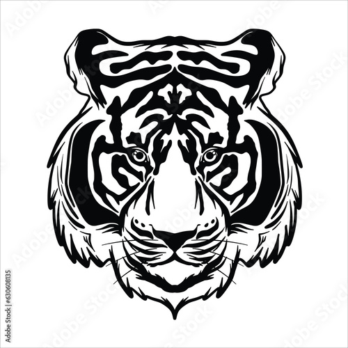 head of a tiger