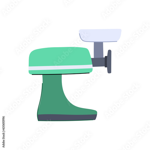 mincer meat grinder cartoon. food kitchen, electric machine, metal cooking mincer meat grinder sign. isolated symbol vector illustration