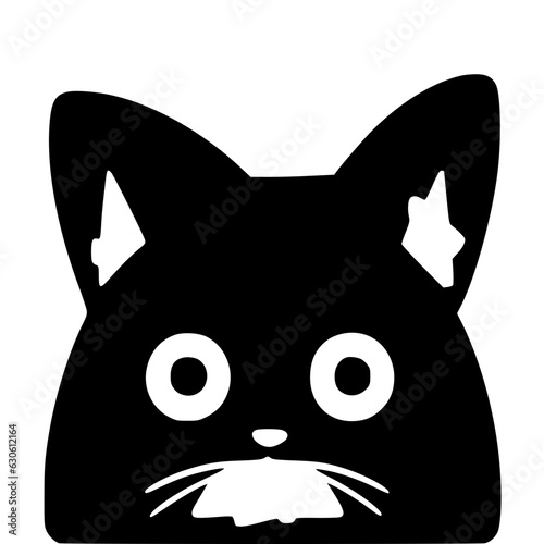 symmetrical cat, cute and lovely face