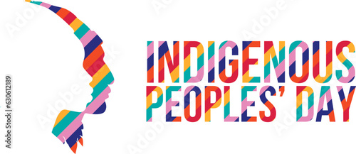 Indigenous Peoples Day. Indigenous People background,poster banner, card, greeting